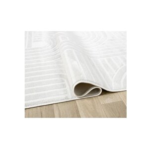 Aspendos Akri̇li̇k Dokuma Maki̇ne Halisi, 80x250, Krem, 5110