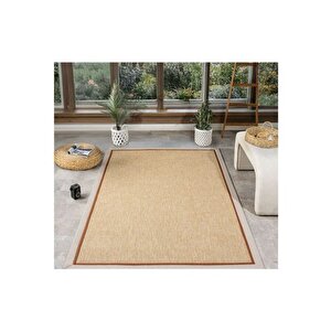 Hasir Dokulu Maki̇ne Halisi, Bej, 120x250, 663, Terra Bej