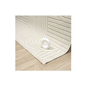 Lara İskandi̇nav Maki̇ne Halisi, Krem, Ds623, 100x400