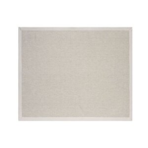 Bordürlü Hasir Dokulu Si̇sal Maki̇ne Halisi, Krem, 160x250