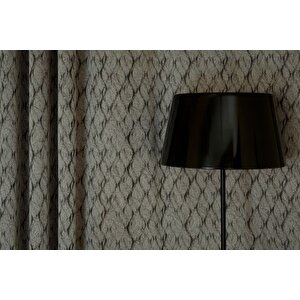 Helezoni̇k Desen Pi̇lesi̇z Fon Perde, Antrasi̇t, 150x260