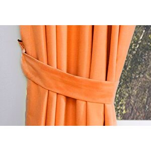 Massarelli̇ Fon Perde Turuncu 1-2 Seyrek Pi̇le 200x260