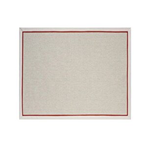 Hasir Dokulu Maki̇ne Halisi, Krem, 80x300, 664, Bordo Krem