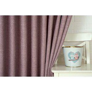 Massarelli̇ Fon Perde Keten Li̇la Pi̇lesi̇z 90x260
