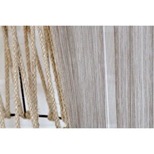 Massarelli̇ Çi̇zgi̇li̇ Tül Açik Kahve Pi̇lesi̇z 150x260