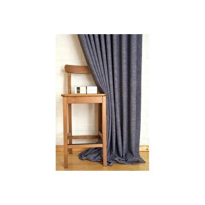 Massarelli̇ Fon Perde Keten Laci̇vert Pi̇lesi̇z 200x260