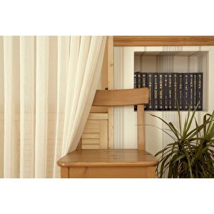Massarelli̇ Nopeli̇ Keten Tül Krem  Pi̇lesi̇z 300x260