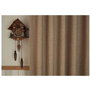 Massarelli̇ Fon Perde Keten Bej Rengi̇ Pi̇lesi̇z 90x260