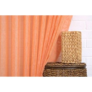 Massarelli̇ Keten Tül Portakal Rengi̇ Pi̇lesi̇z 100x260