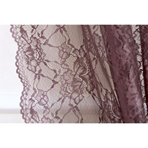 Fransiz Danteli̇ Fon Tül Mürdüm Rengi̇ Pi̇lesi̇z 260x260