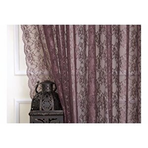 Fransiz Danteli̇ Fon Tül Mürdüm Rengi̇ Pi̇lesi̇z 260x260