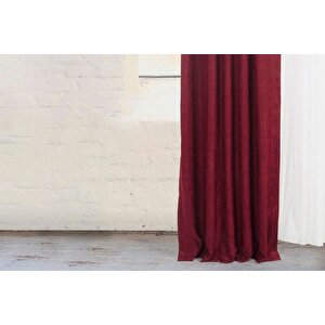 Massarelli̇ Fon Perde Bordo 1-2 Seyrek Pi̇le 200x260