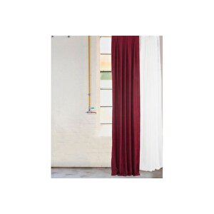 Massarelli̇ Fon Perde Bordo 1-2 Seyrek Pi̇le 200x260