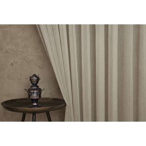 Massarelli̇ Etami̇n Şantuklu Tül Bej Pi̇lesi̇z 250x260