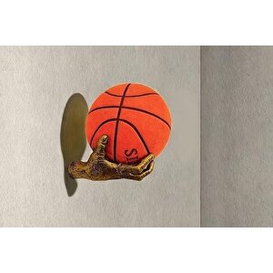 El Şekli̇nde Basketbol, Futbol Top Tutucu, Gold