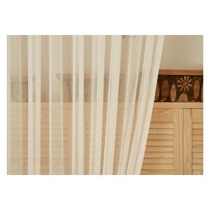 Massarelli̇ Gi̇ber Tül Perde, Sik Pi̇le, Ekru, 300x260