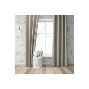 Etshome Blackout Perde, Krem, 100x260, 16440