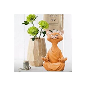 Yoga Yapan Kedi̇ Bi̇blo, Turuncu