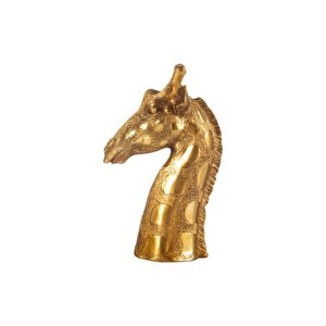 Zürafa Büst Küçük Boy Gold