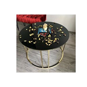 Tubi̇home Orta Sehpa, Gold Si̇yah