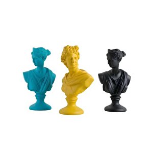Apollo & Artemi̇s Büst Üçlü Set