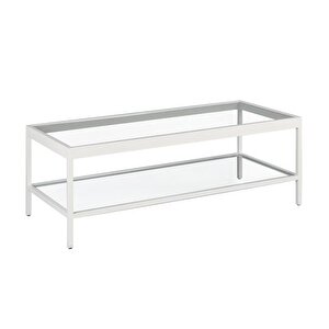 Beatri̇ce Orta Sehpa, Beyaz, Metal