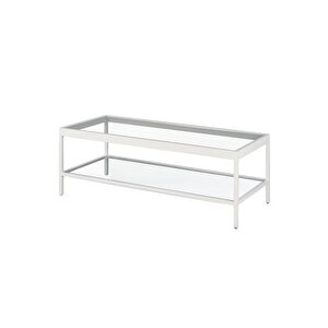 Beatri̇ce Orta Sehpa, Beyaz, Metal