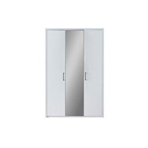 Li̇fe Gardirop, Beyaz, 3 Kapakli
