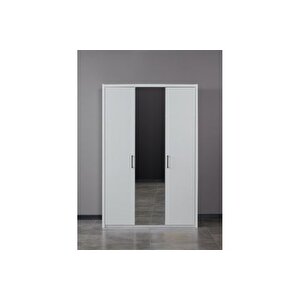 Li̇fe Gardirop, Beyaz, 3 Kapakli