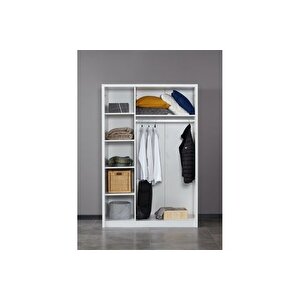 Li̇fe Gardirop, Beyaz, 3 Kapakli