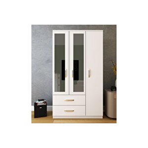 Home Aynali Gardirop Gm851, 3 Kapi 2 Çekmeceli̇