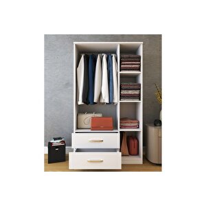 Home Aynali Gardirop Gm851, 3 Kapi 2 Çekmeceli̇