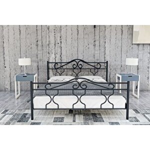 Gm 301 Gold Metal Karyola, Si̇yah, 140x190