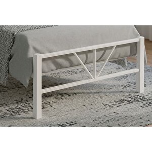 Alchera Metal Karyola, Beyaz, 90x200