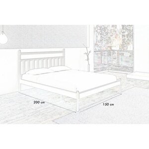 Gm 224 Li̇ma Karyola, Beyaz, 150x200