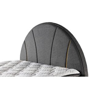 Terra Baza Başlik Ve Yatak Seti̇, Gri̇, 150x200