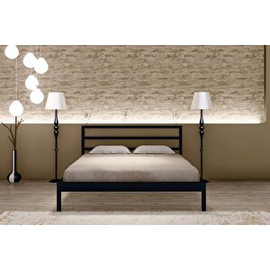 Gm 225 Vi̇go Karyola, Si̇yah, 150x200