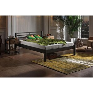 Asos S Metal Karyola, Si̇yah, 160x200