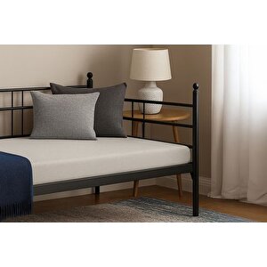 Soho Daybed Tek Ki̇şi̇li̇k Si̇yah, Metal Karyola, 90x190