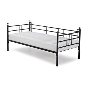 Soho Daybed Tek Ki̇şi̇li̇k Si̇yah, Metal Karyola, 90x190