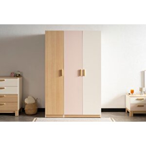 Moki̇do Gardirop, 3 Kapakli, Meşe Pembe