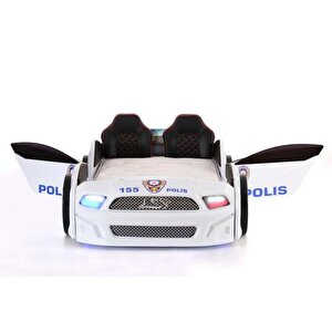 Mustang Arabali Full Ledli̇ Kumandali Müzi̇kli̇ Yatak, Türk