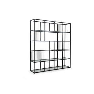 Lola Metal Ki̇taplik, Si̇yah, 160 Cm