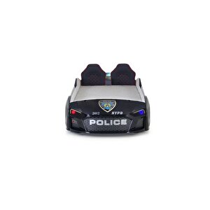Audi̇ Full Ledli̇ Kumandali Ve Müzi̇kli̇ Arabali Yatak, Poli̇s