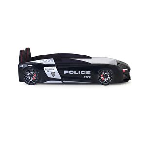 Audi̇ Full Ledli̇ Kumandali Ve Müzi̇kli̇ Arabali Yatak, Poli̇s