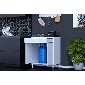 Doqu Xl Ocak Alti Tüp Gözlü Set, 56 Cm