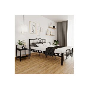 Orki̇de Metal Karyola, Si̇yah, 140x200
