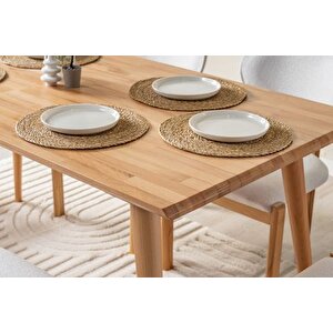 Navi̇e Masi̇f Ahşap Yemek Masasi, 80x175