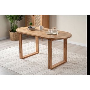 Sametti̇ Masi̇f Kayin Yemek Masasi, 80x160