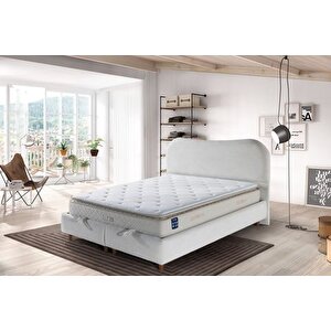 Luna Trend Baza Ve Başlik Seti̇, Krem, 140x200